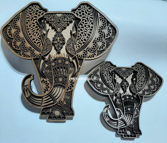 3D Wall Art - Elephant - Small - CLEARANCE