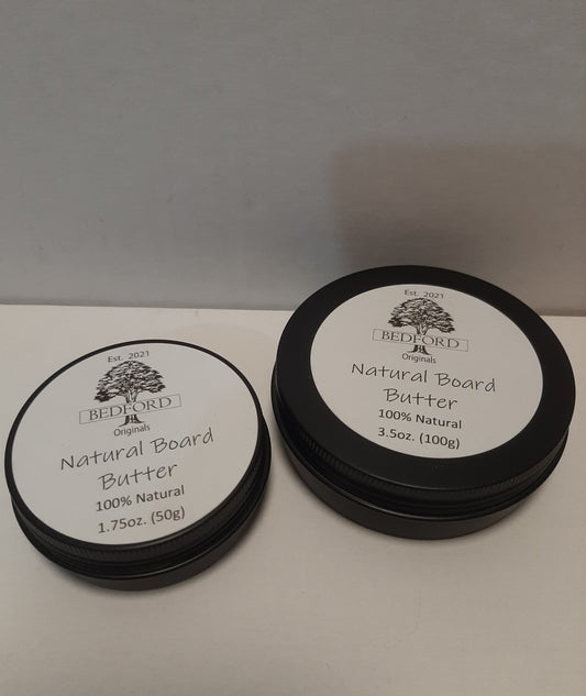 Natural Coconut Oil and Beeswax Board Butter