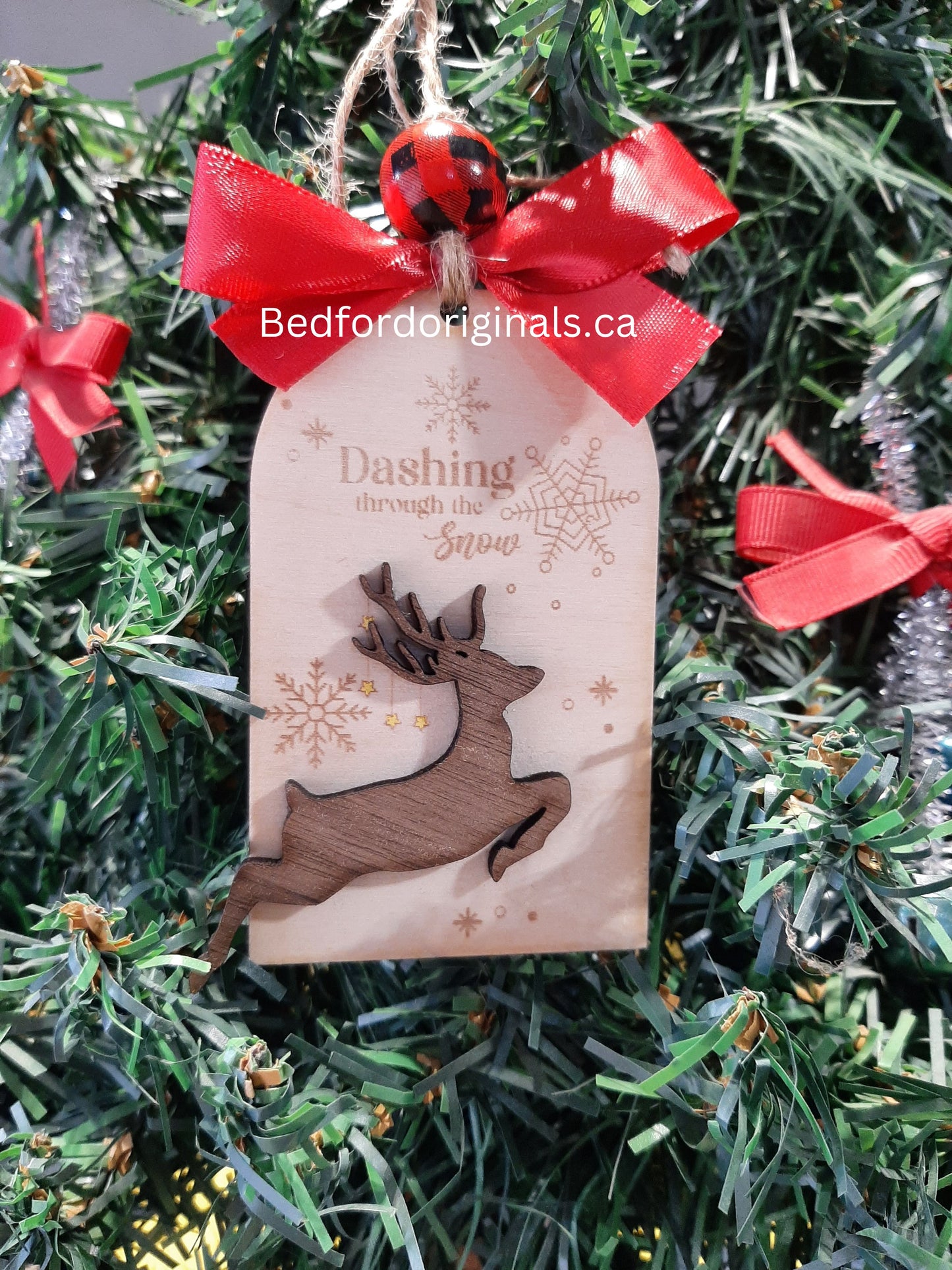 Dashing Deer Ornament