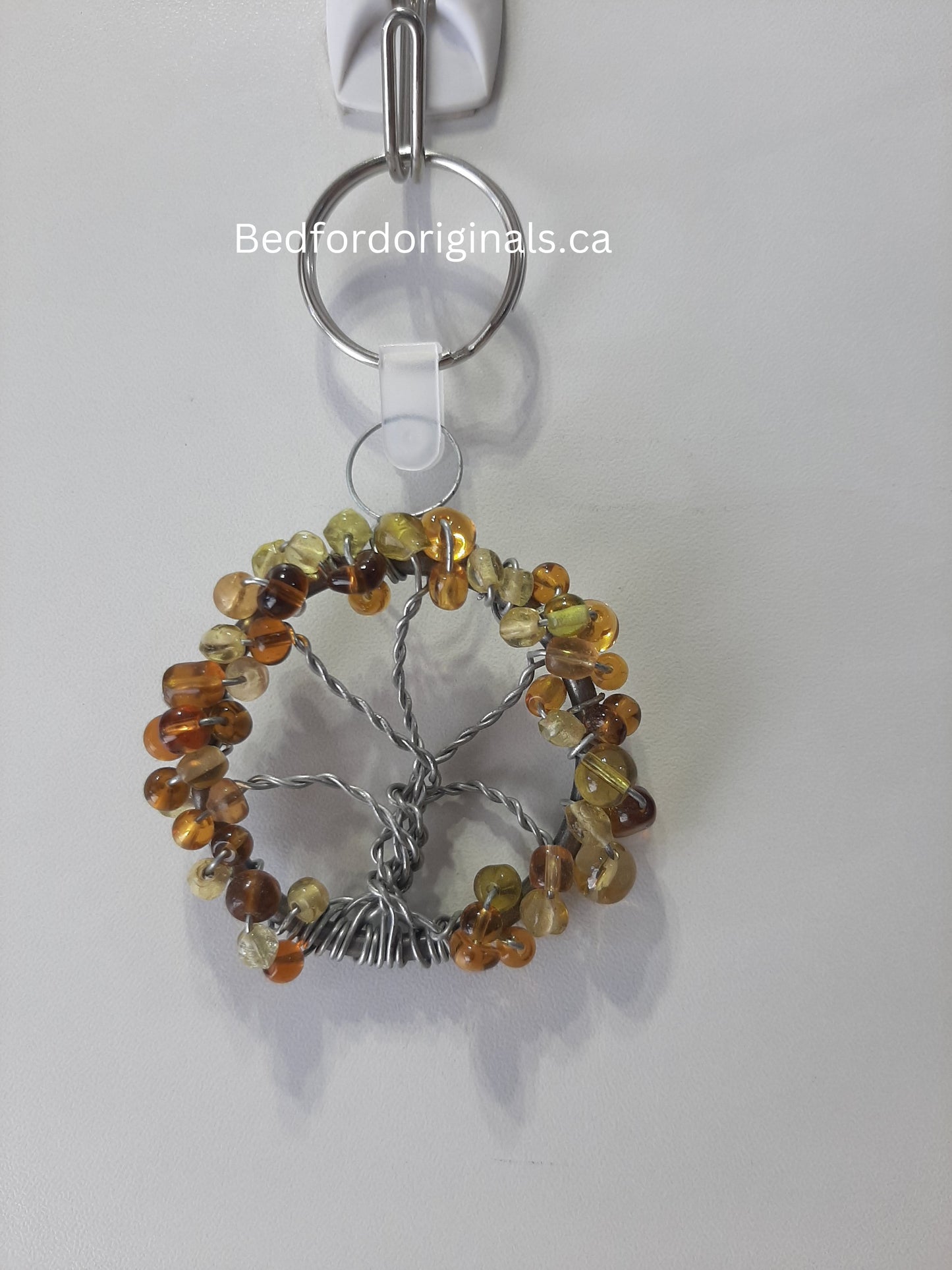 Stone Tree of Life Keychains