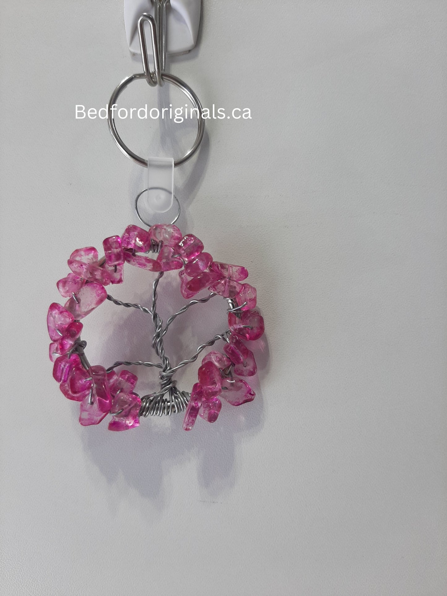 Stone Tree of Life Keychains