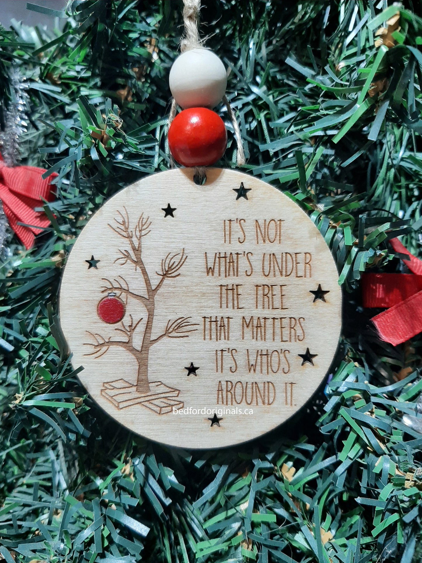 Who's Around the Tree Ornament