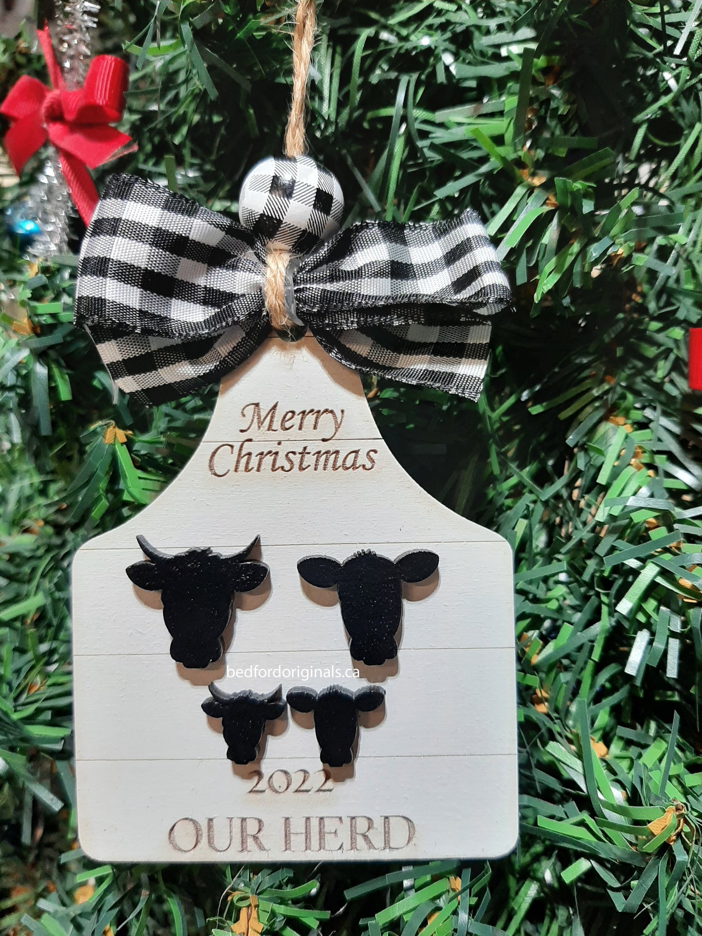 Our Herd Animal Family Ornament