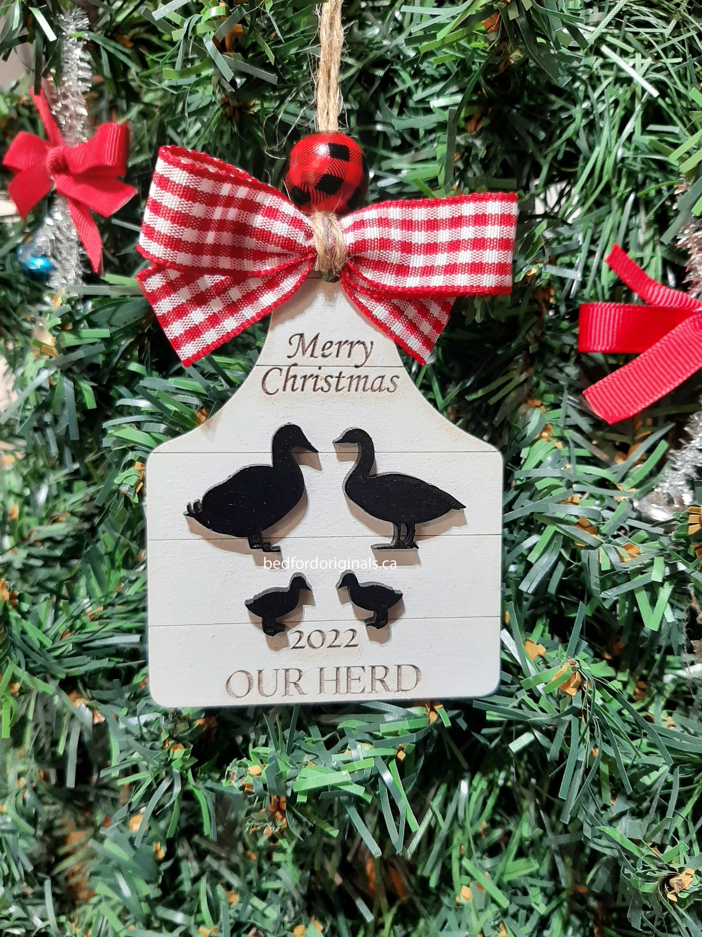 Our Herd Animal Family Ornament