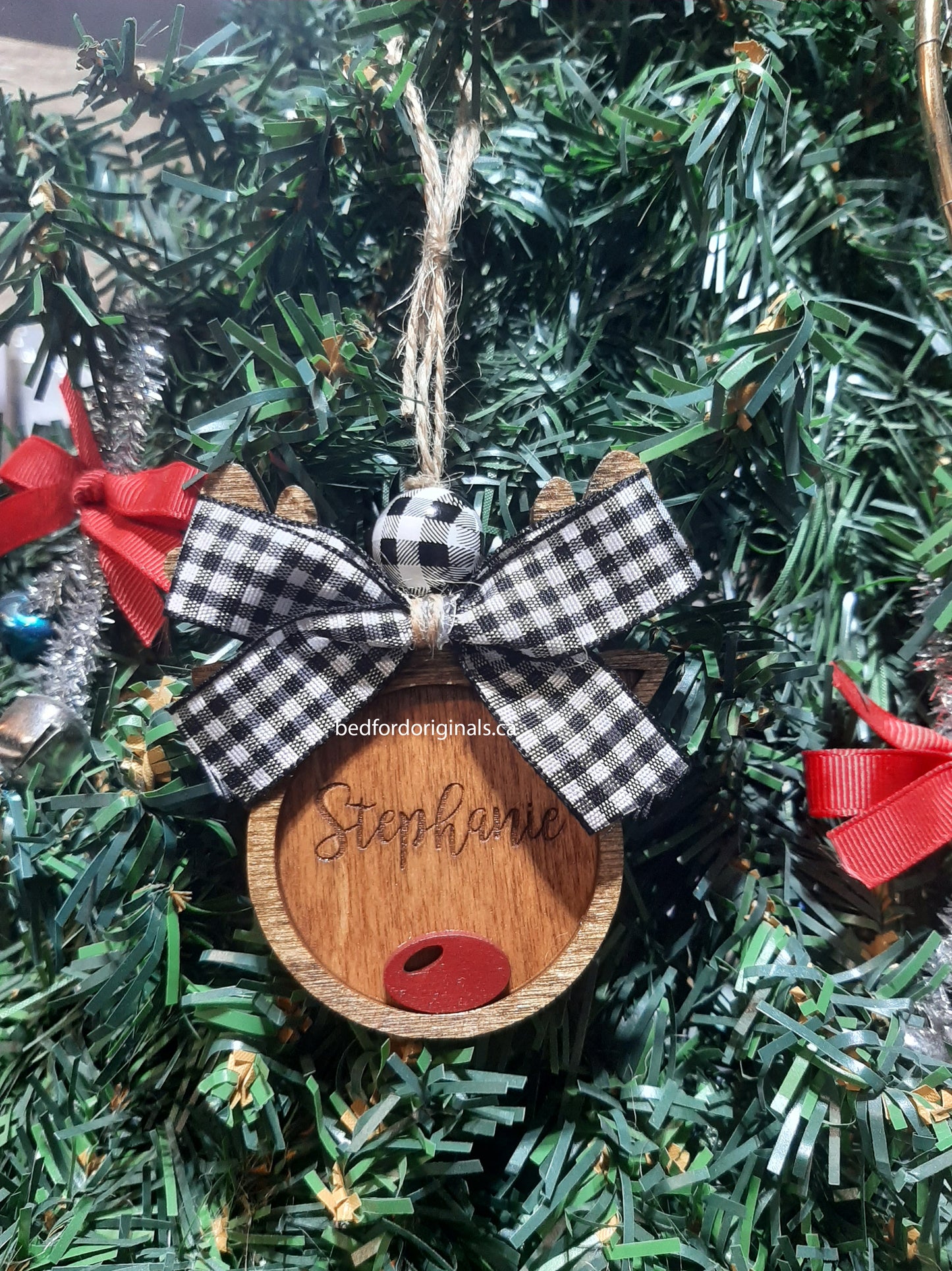 Personalized Rudolph Ornament