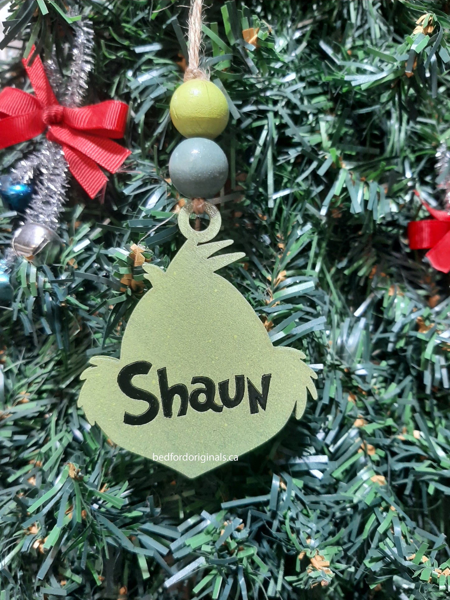 Green Christmas Monster Ornament