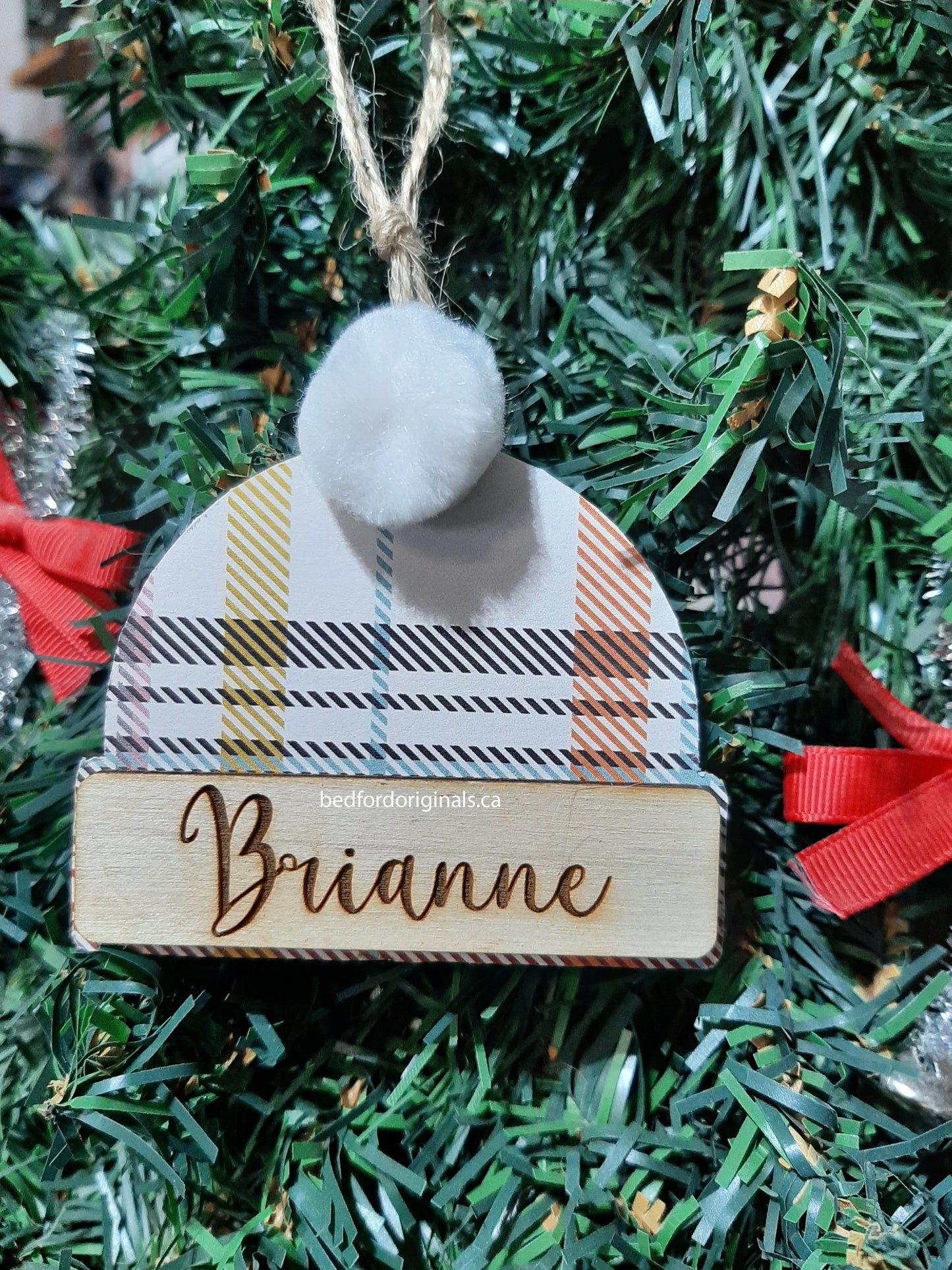 Hat with PomPom Ornament