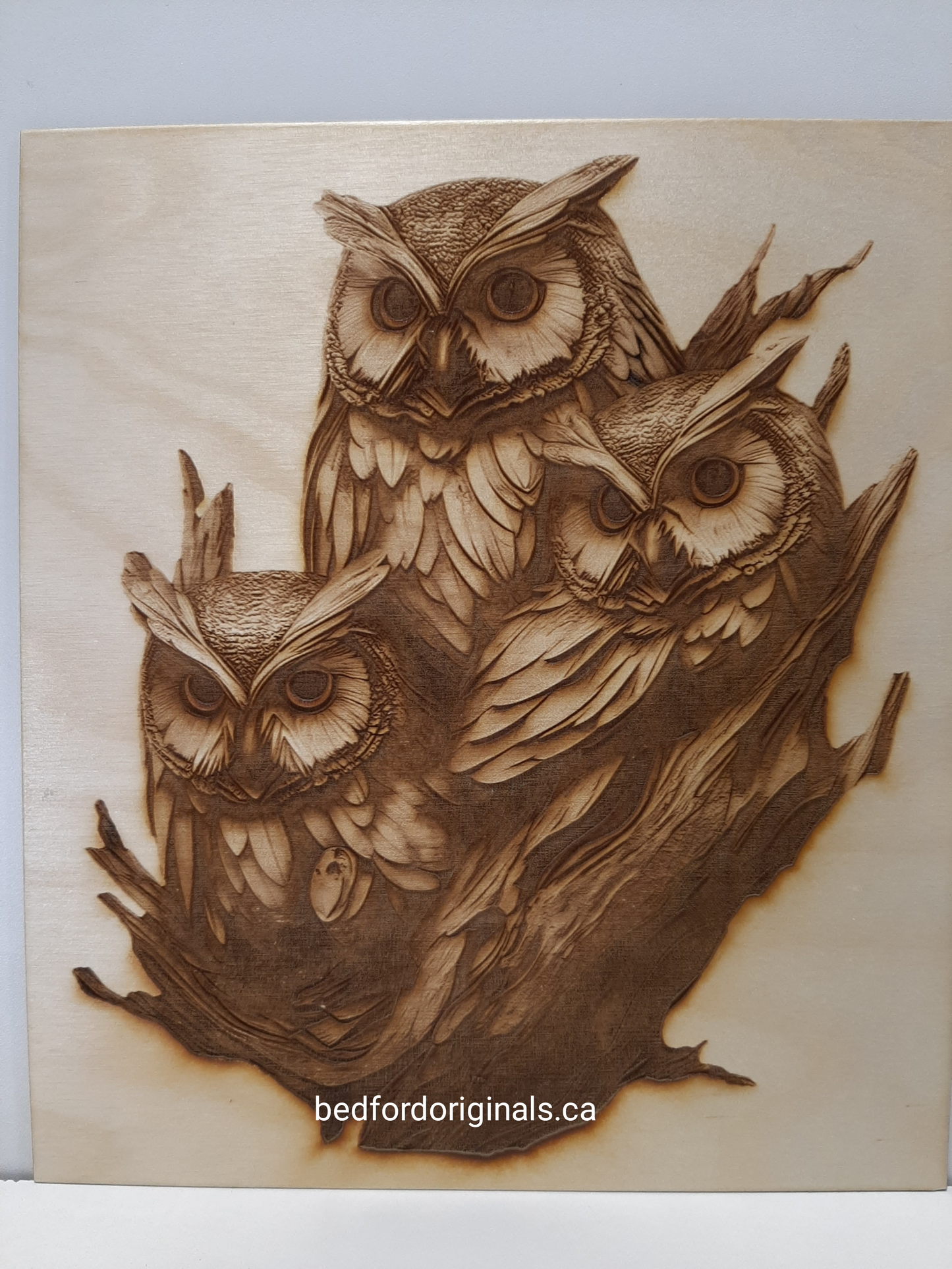 Engraved Birch Wall Hanging