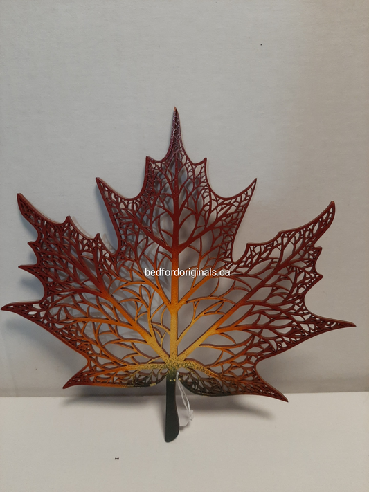 Maple Leaf Vein Art