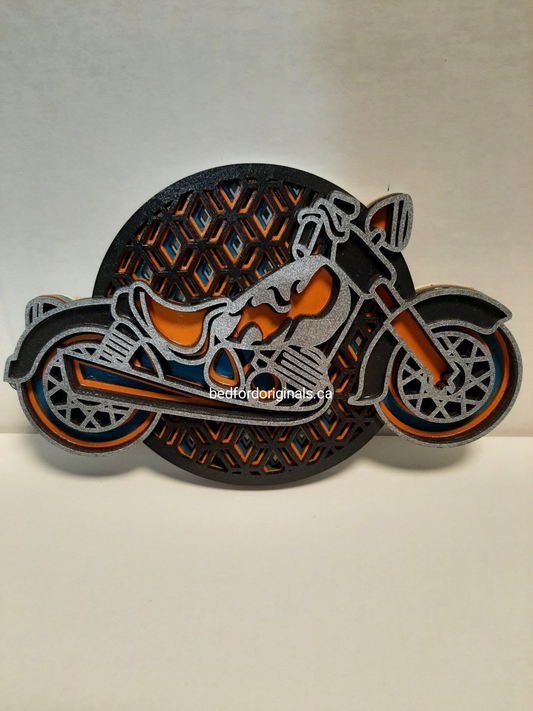3D Wall Art - Motorcycle