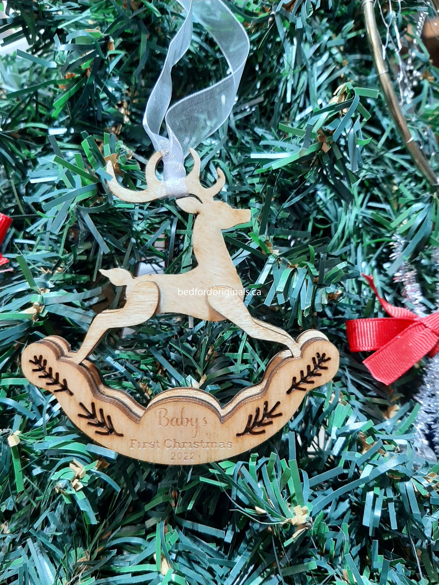 Rocking Reindeer Ornament - CLEARANCE