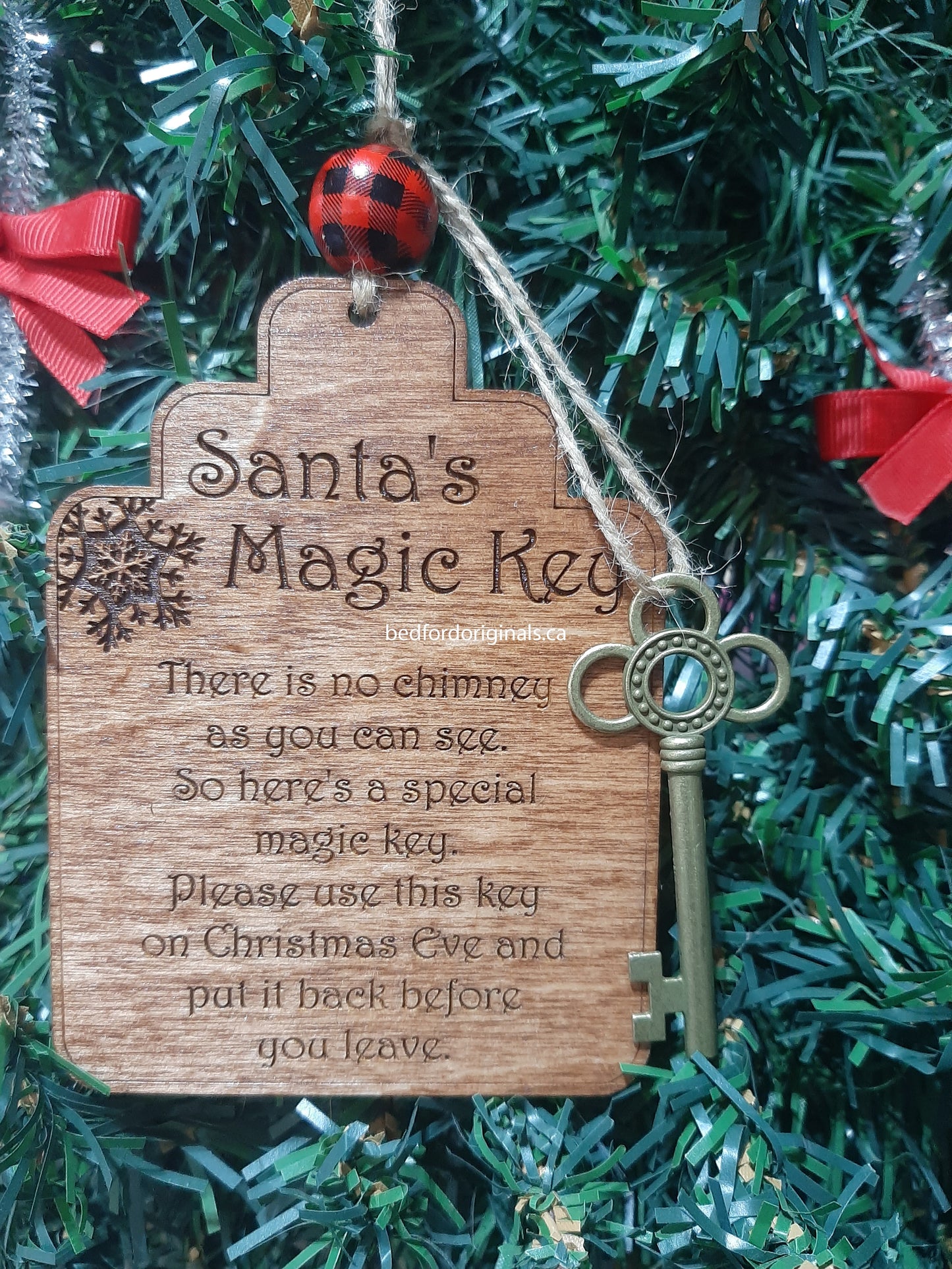 Santa Magic Key Ornament