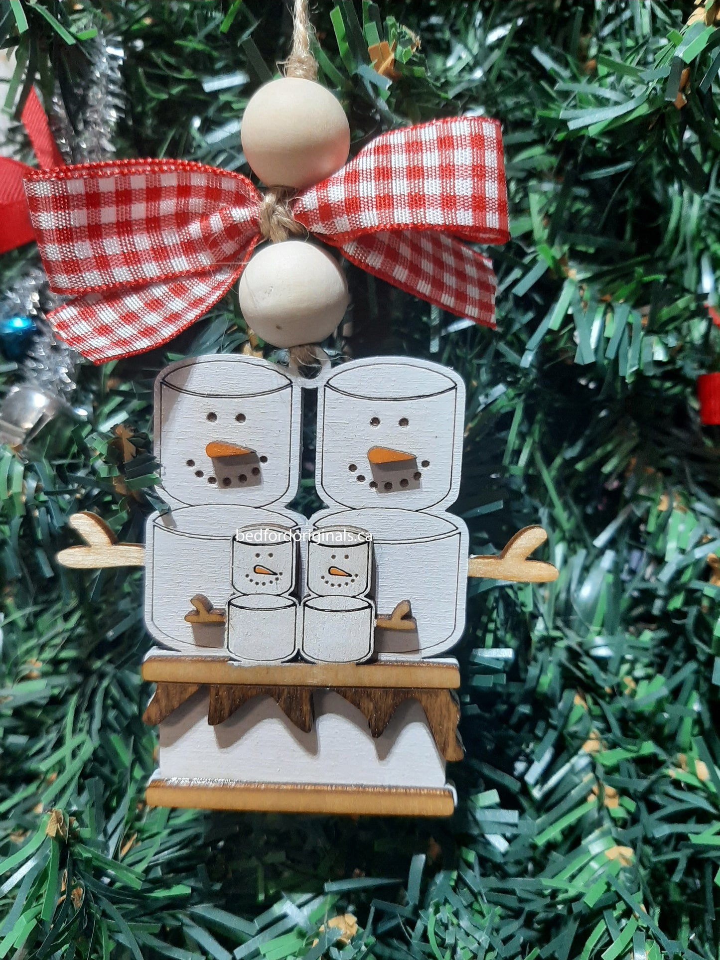 Smore's Snowman Ornament