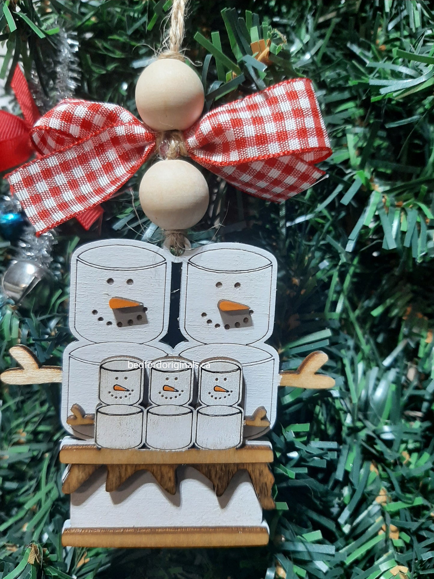 Smore's Snowman Ornament