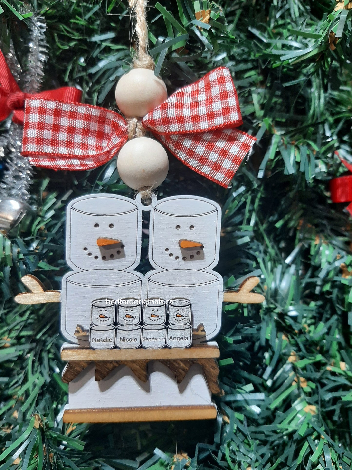 Smore's Snowman Ornament