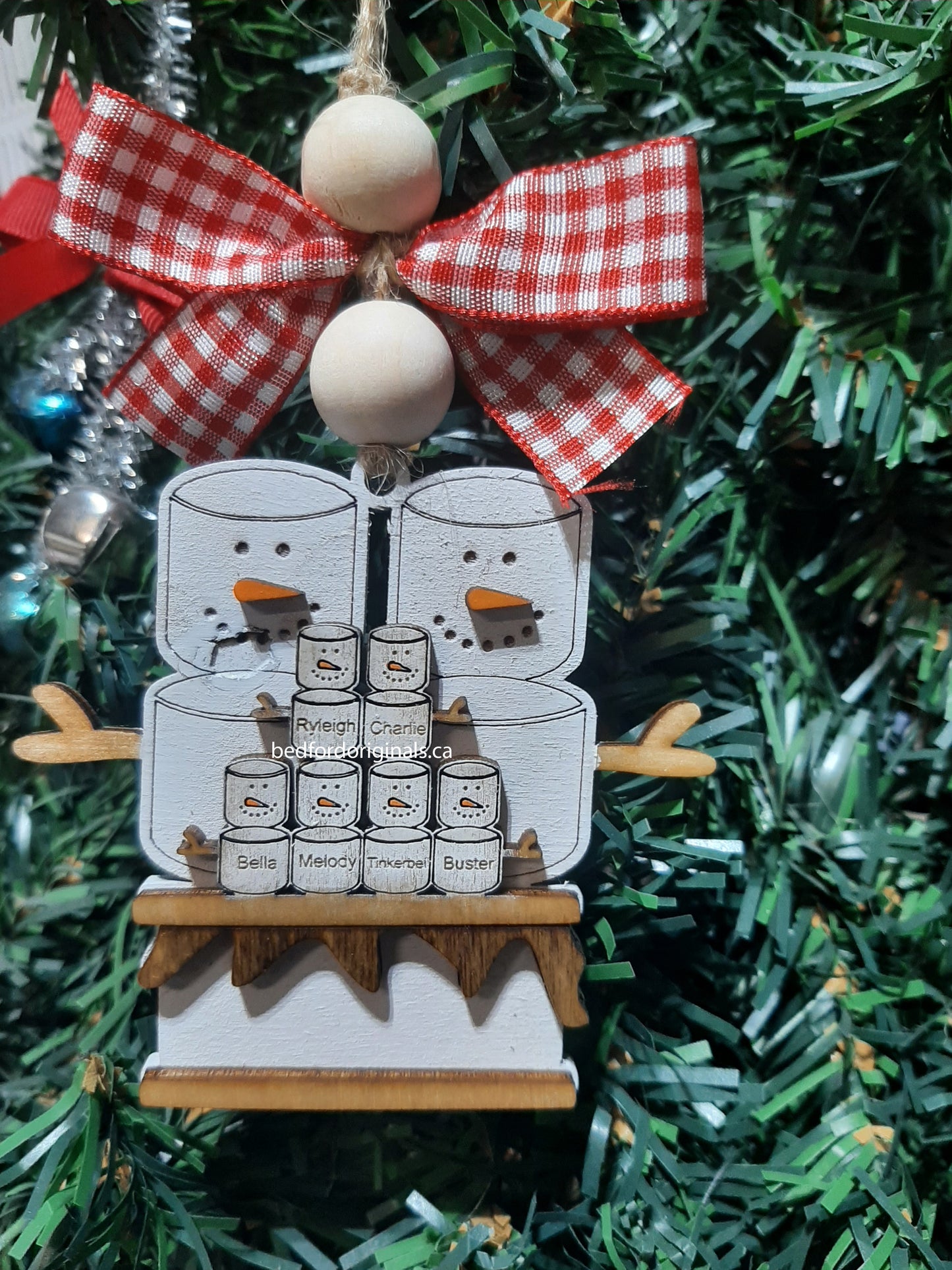 Smore's Snowman Ornament