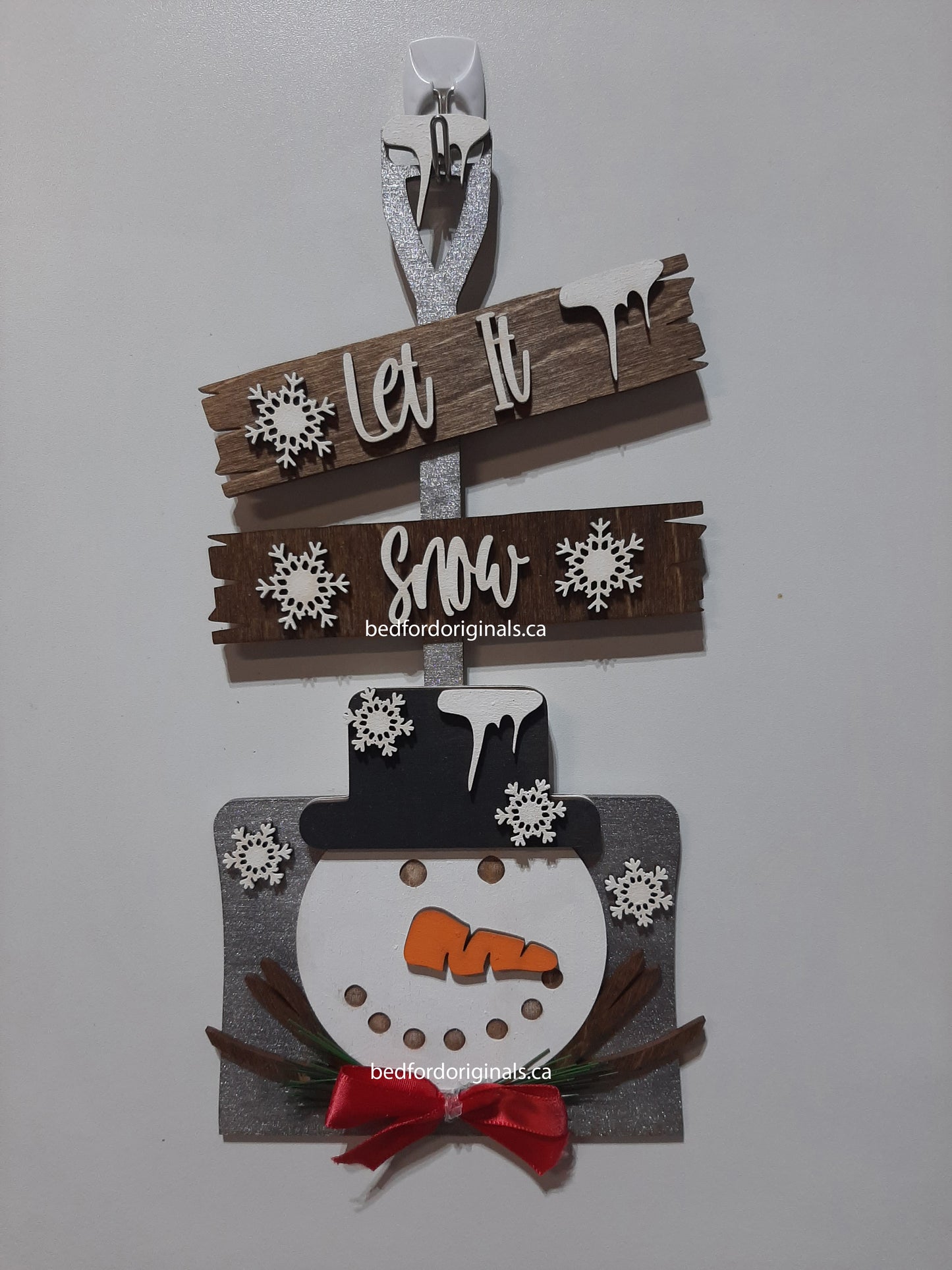 Snowman Shovel Ornament and Wall Hanger