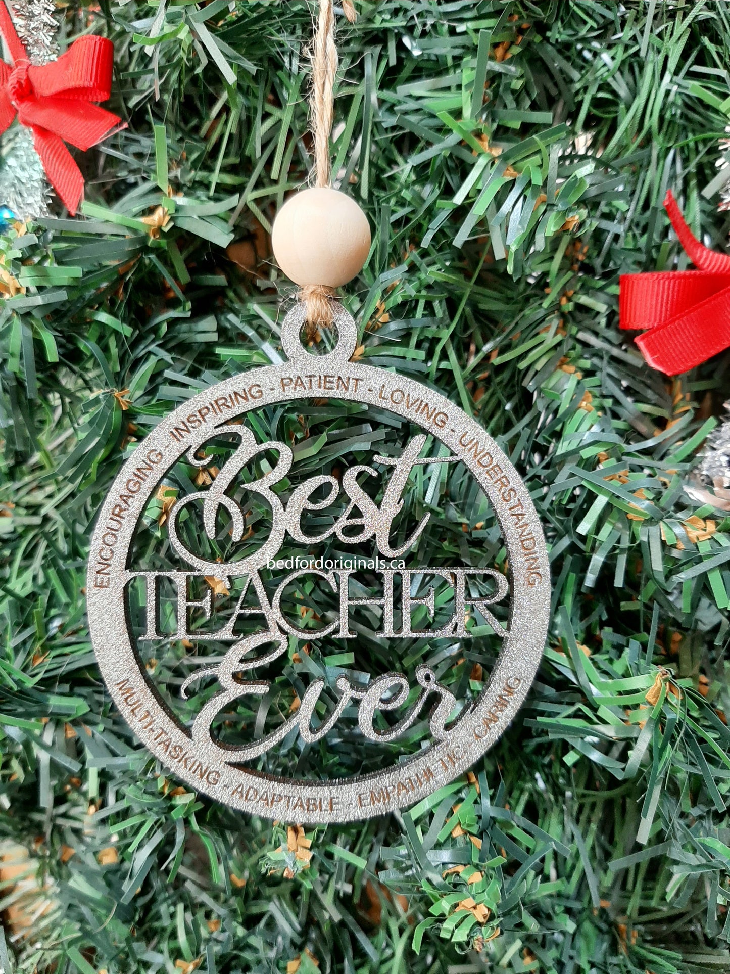 Best Teacher Ever Ornament