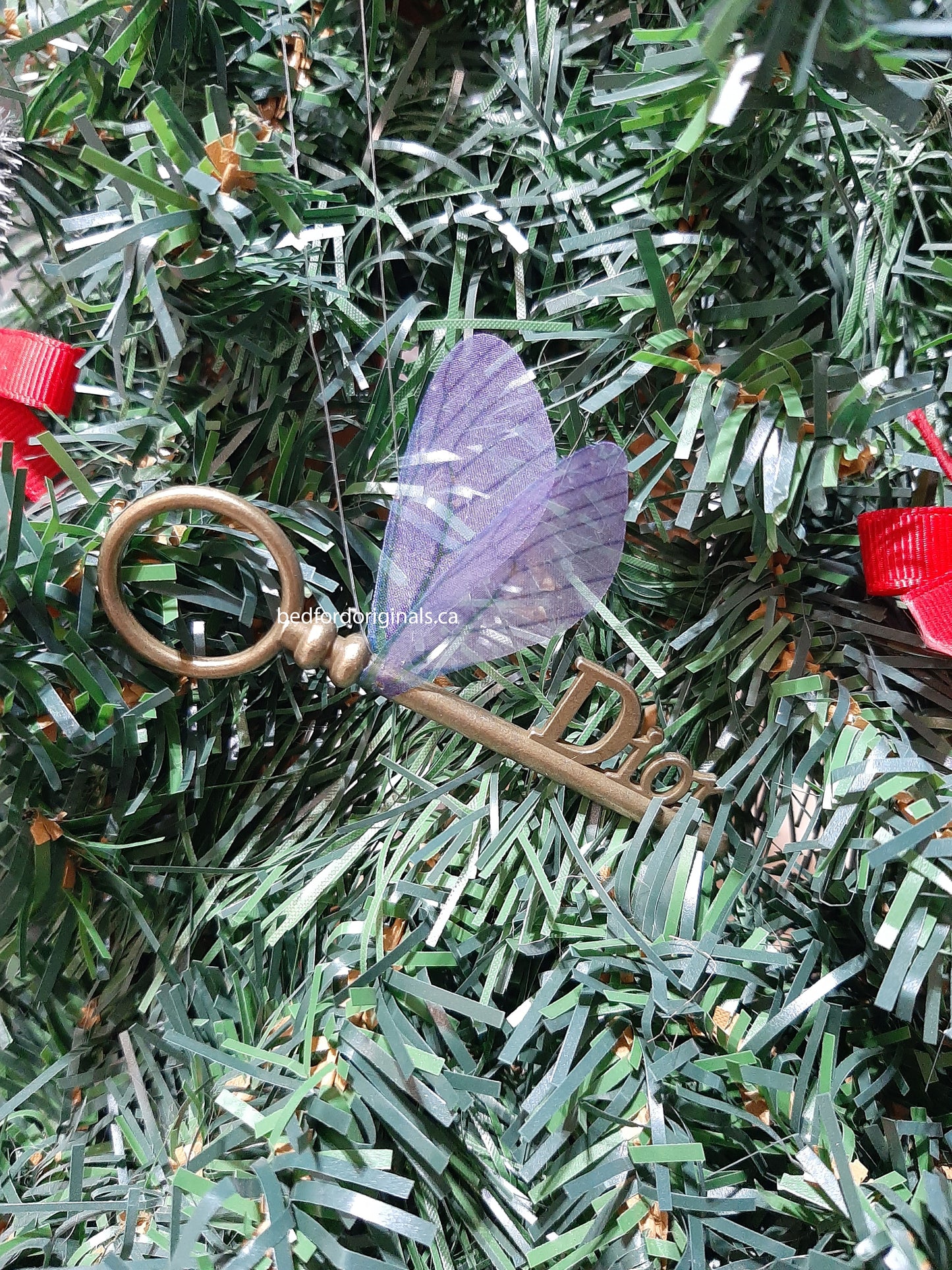 Winged Key Ornament