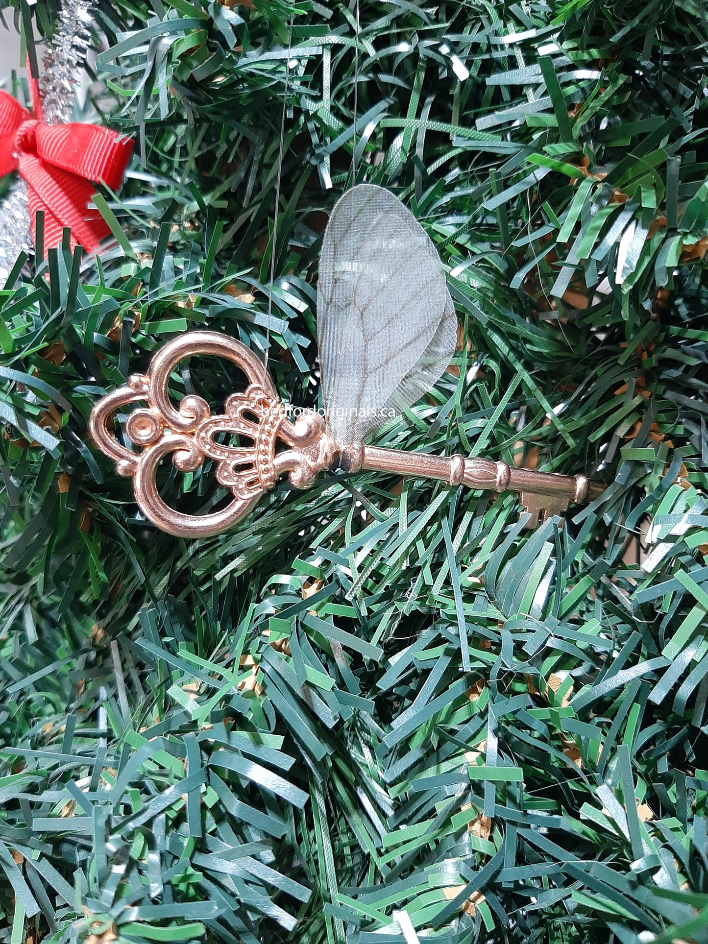 Winged Key Ornament