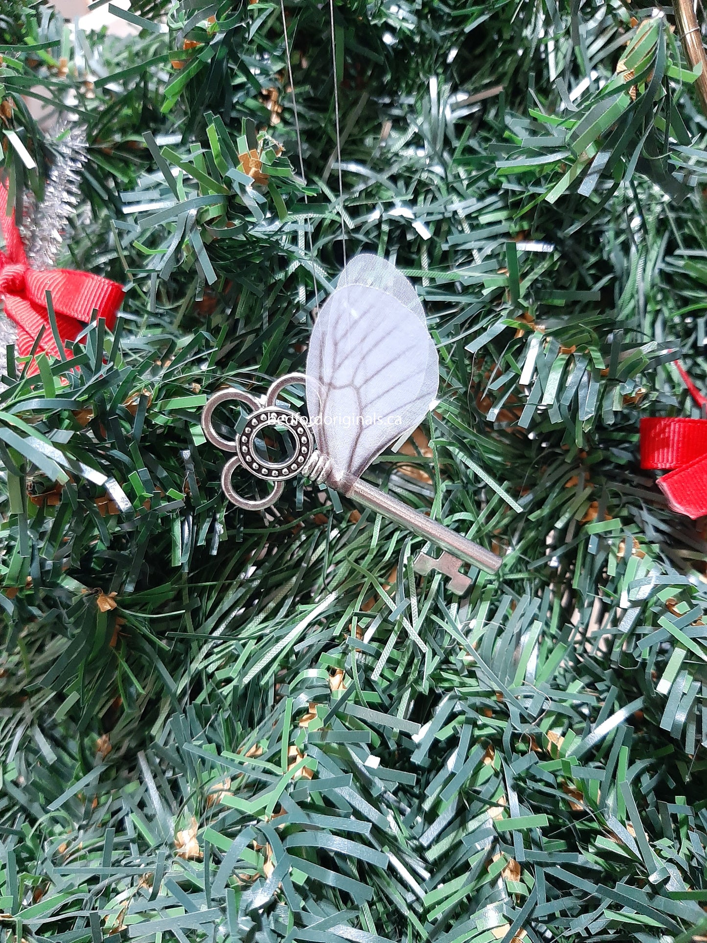 Winged Key Ornament