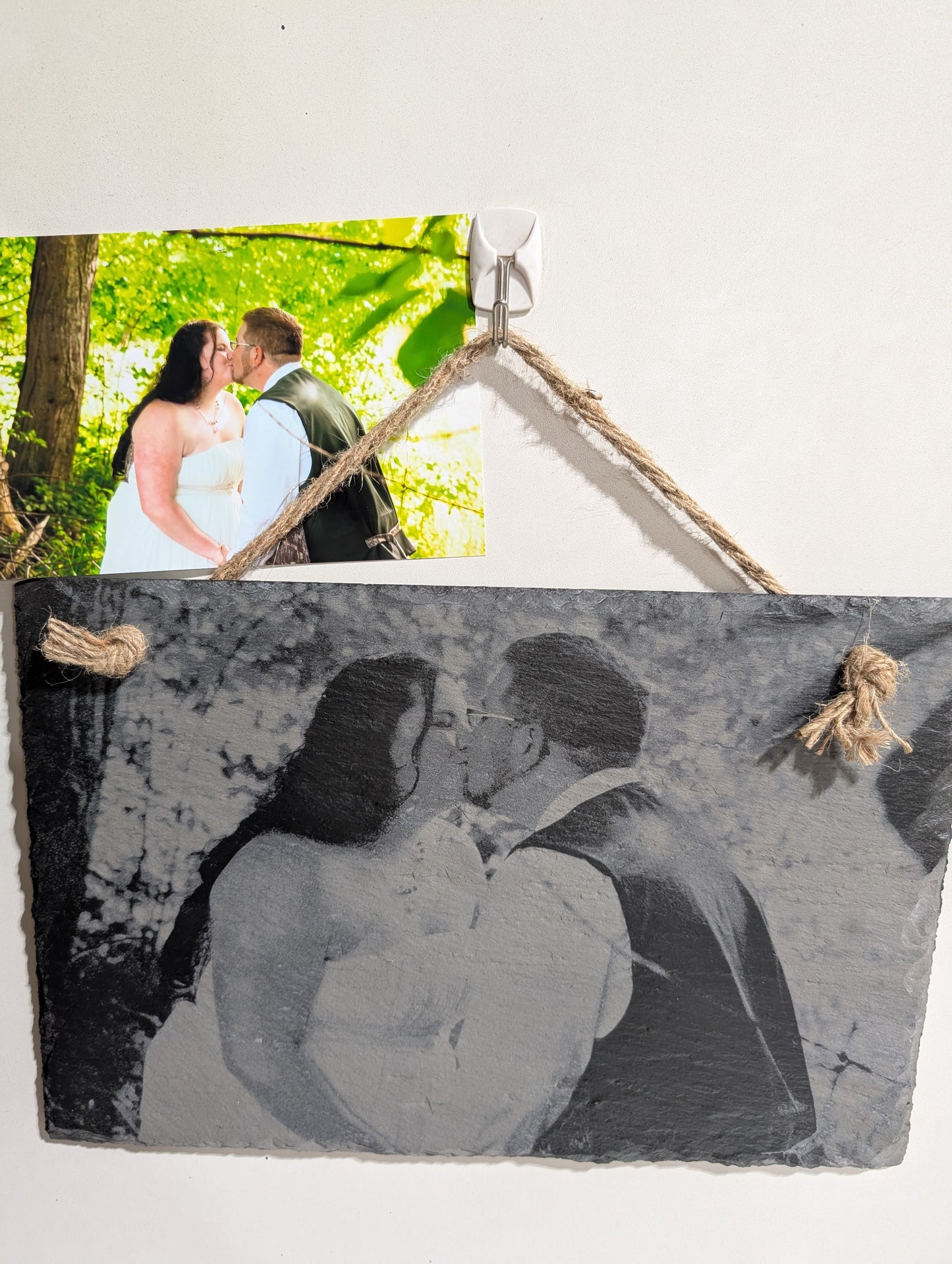 Custom Engraved Slate Wall Hanging