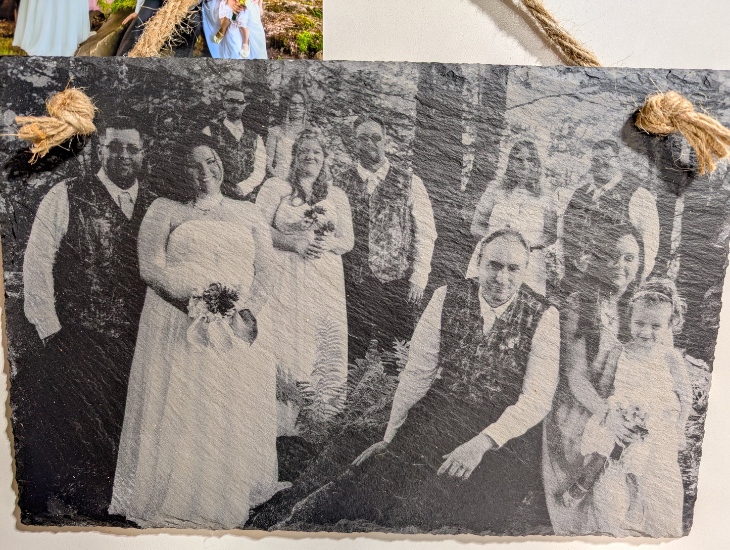 Custom Engraved Slate Wall Hanging