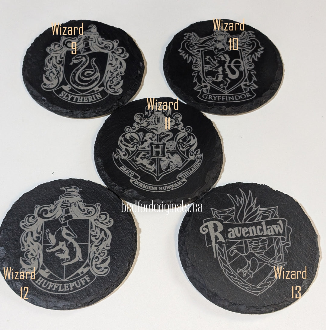 Engraved Slate Coasters - Animals