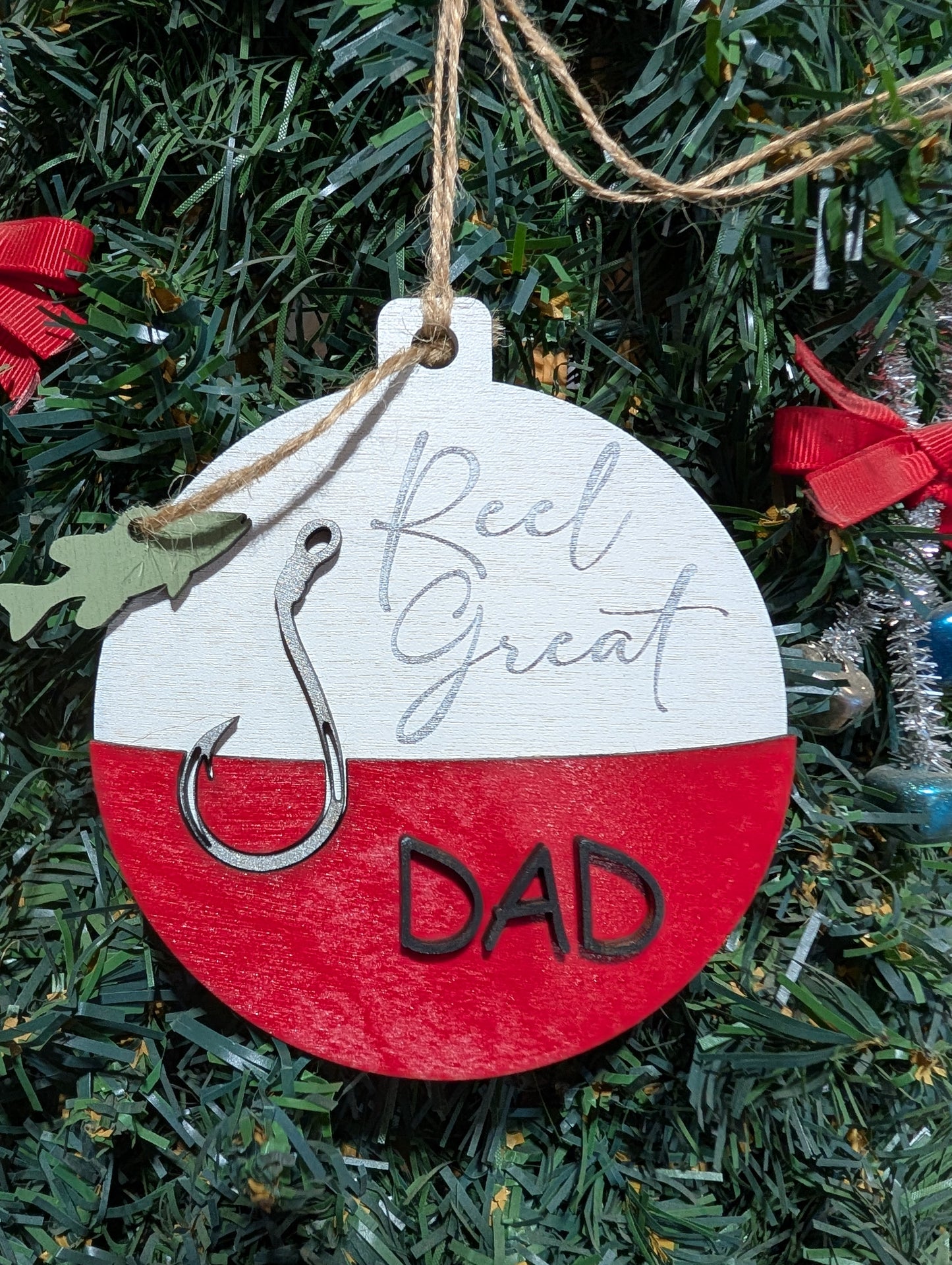 Reel Great Dad Bobber Ornament