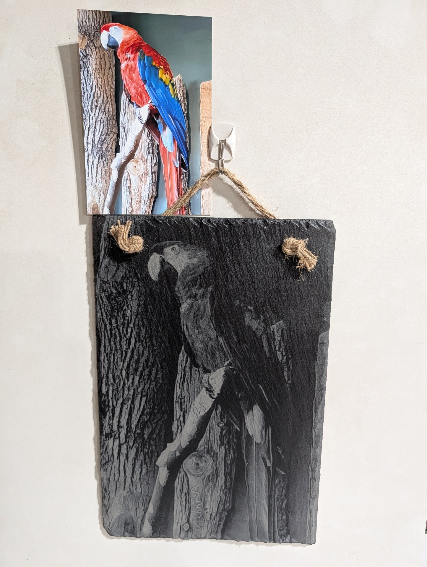 Custom Engraved Slate Wall Hanging