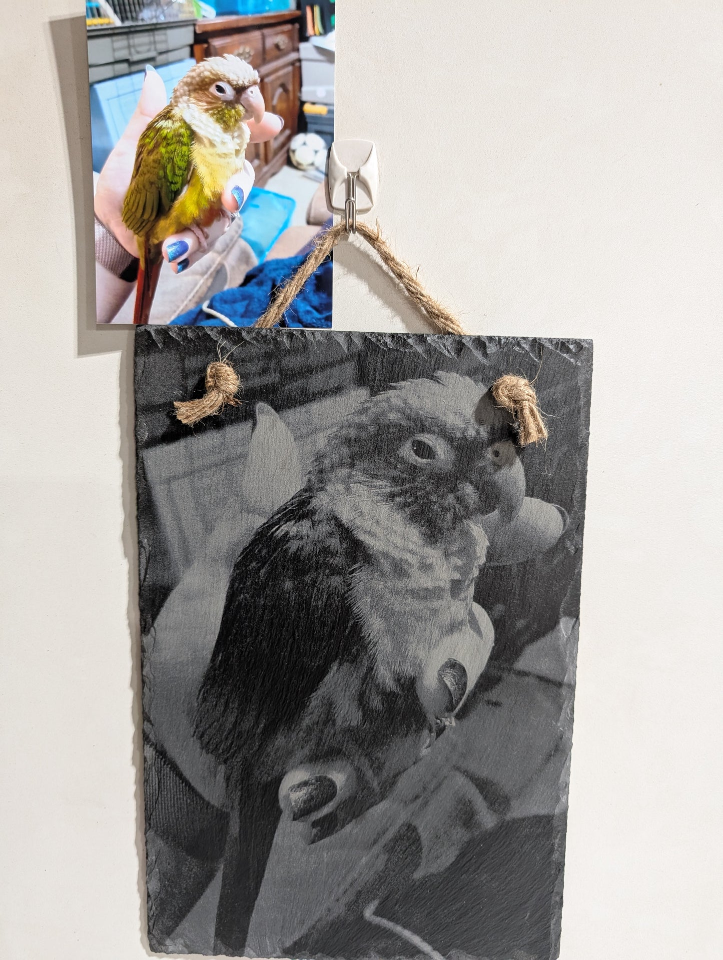 Custom Engraved Slate Wall Hanging