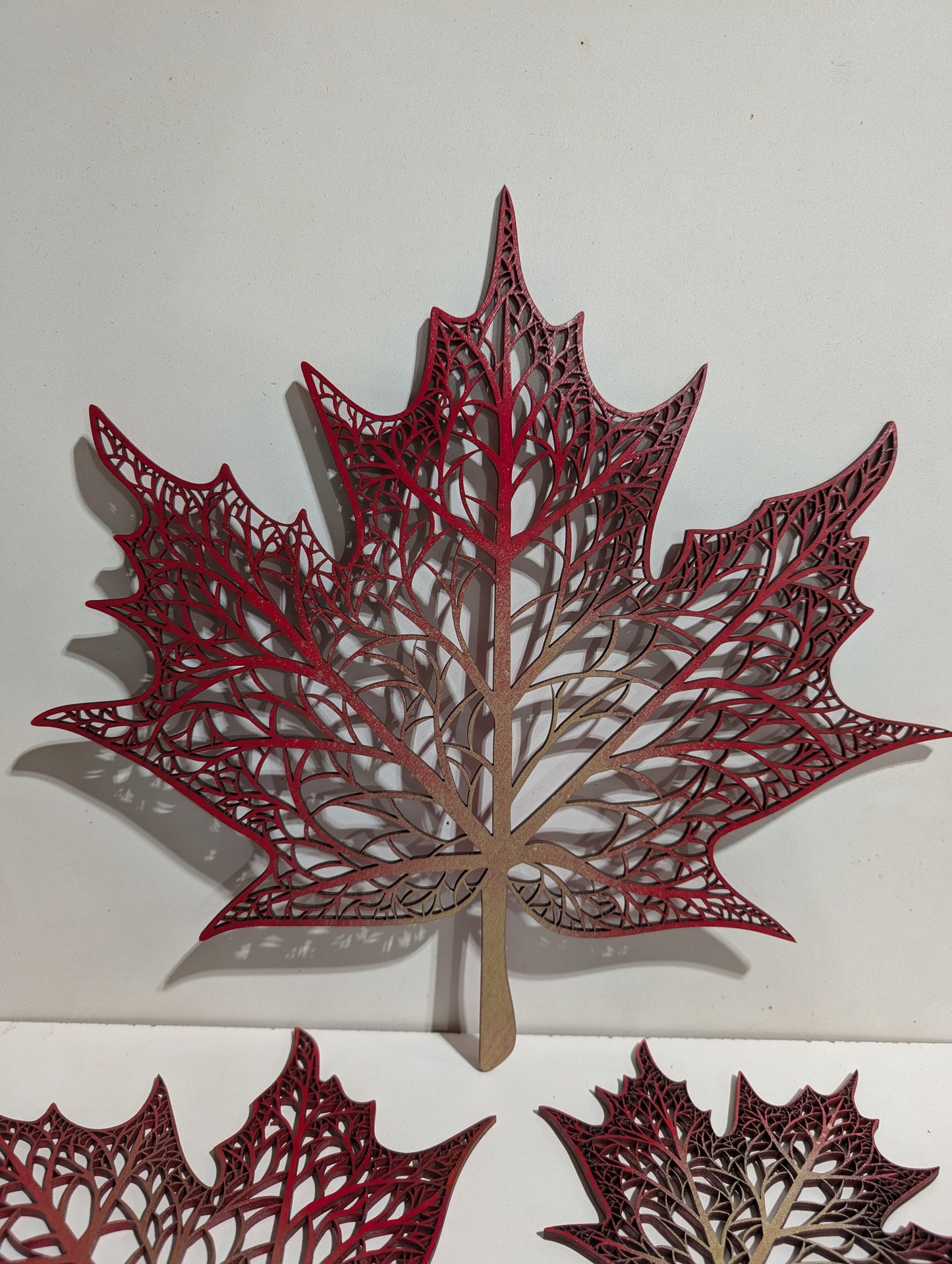 Maple Leaf Vein Art