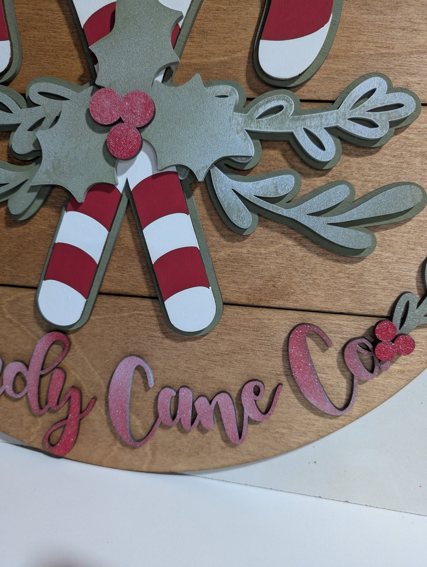Kris Kringle Candy Cane Decor