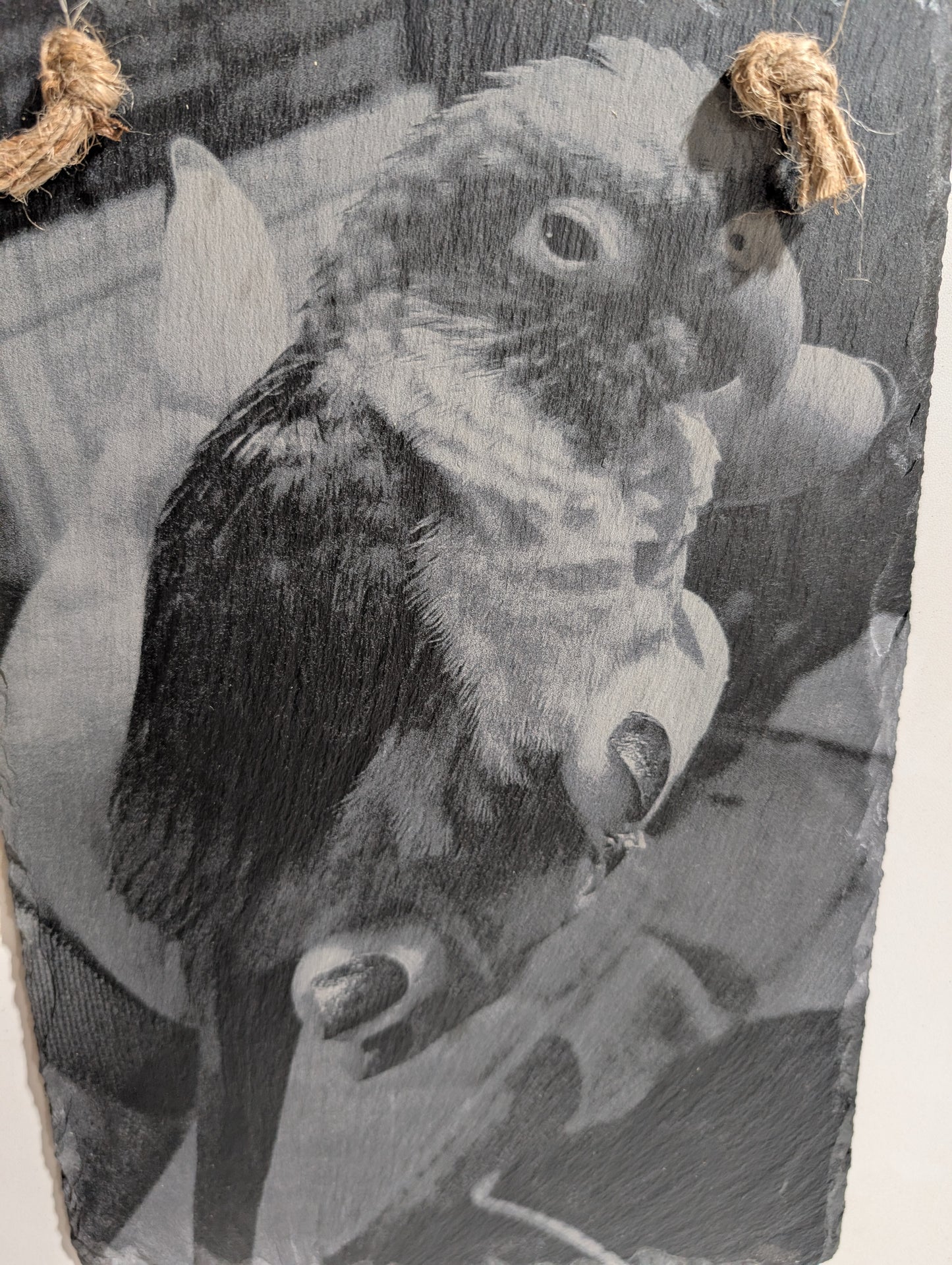 Custom Engraved Slate Wall Hanging