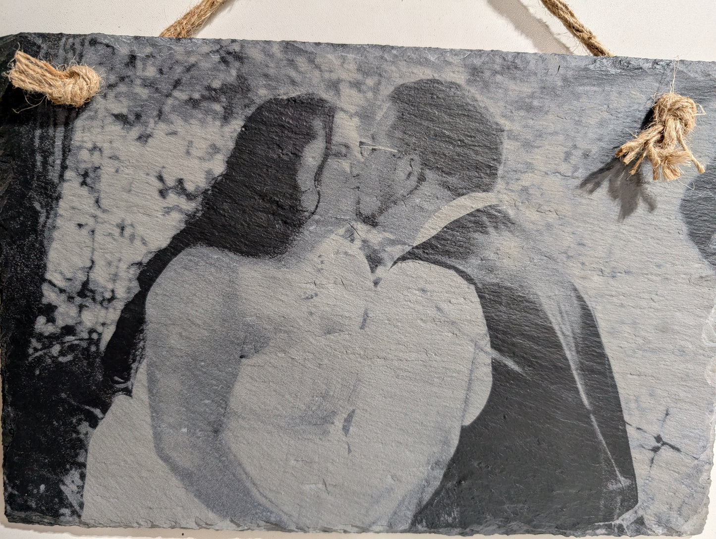 Custom Engraved Slate Wall Hanging