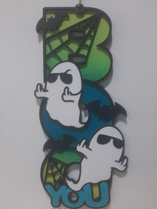 3D Wall Art - BOO Signs 12"