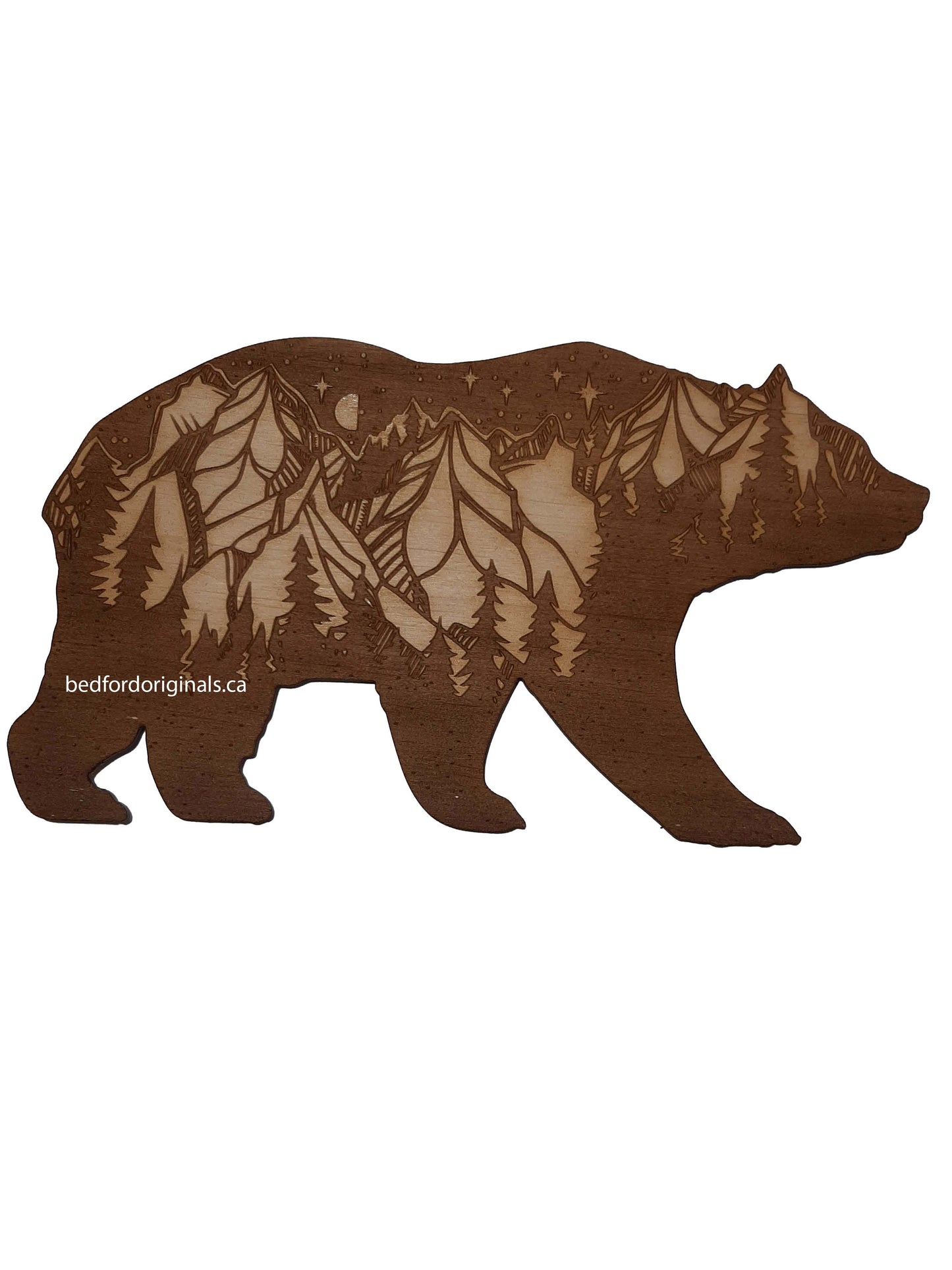 Wall Art - Engraved Bear