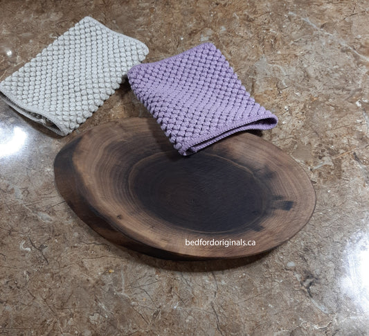 Charcheuterie Board - Black Walnut Slice