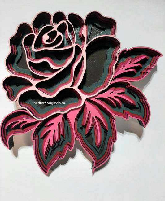 3D Wall Art - Rose