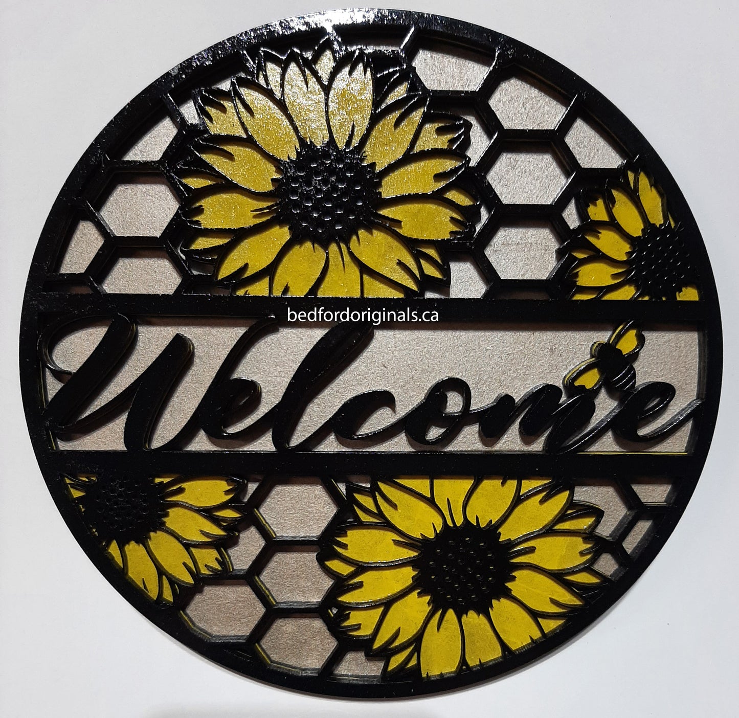 Sunflower Welcome Sign