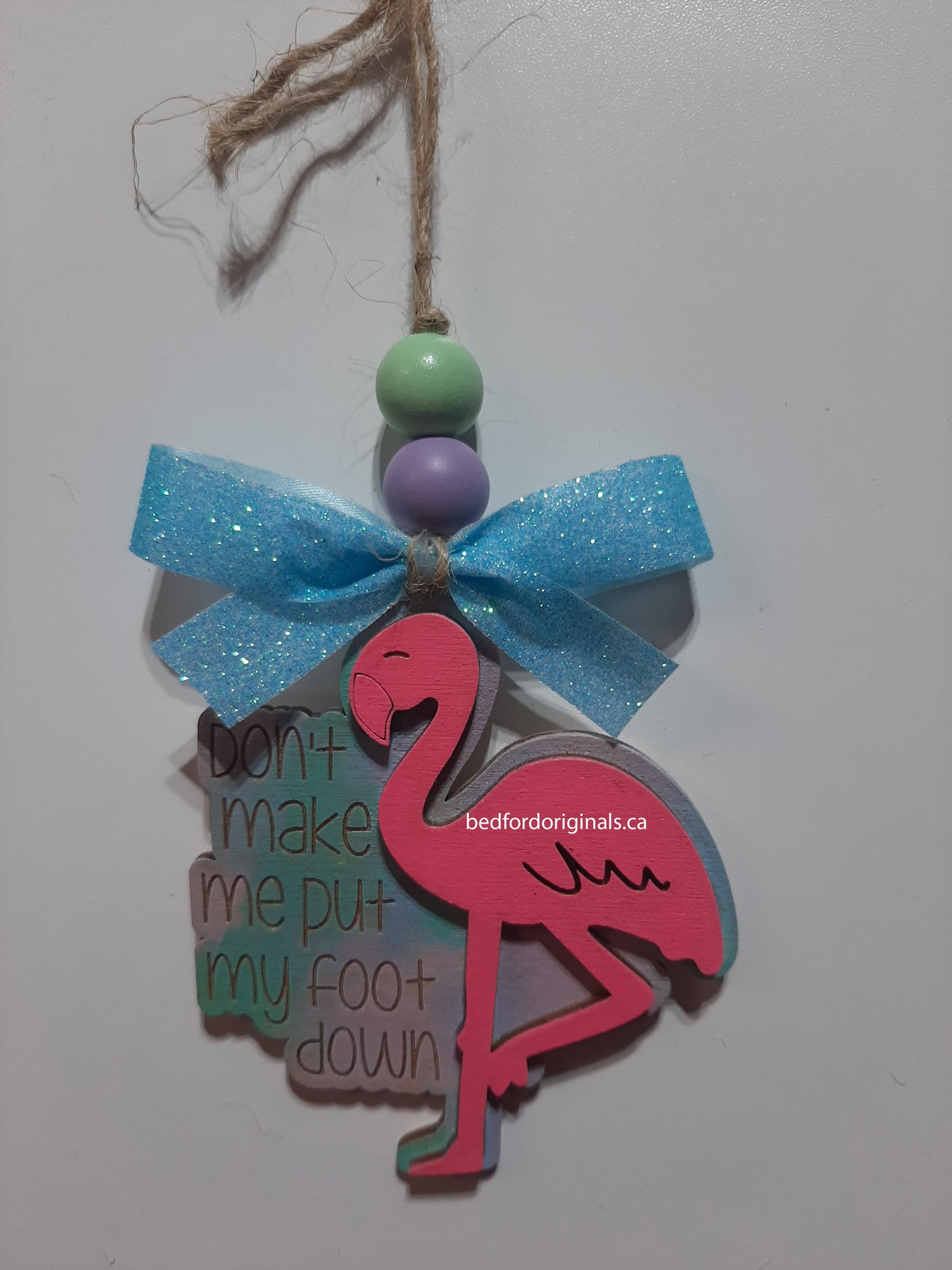 Car Hanger - Beach/Flamingo Themed