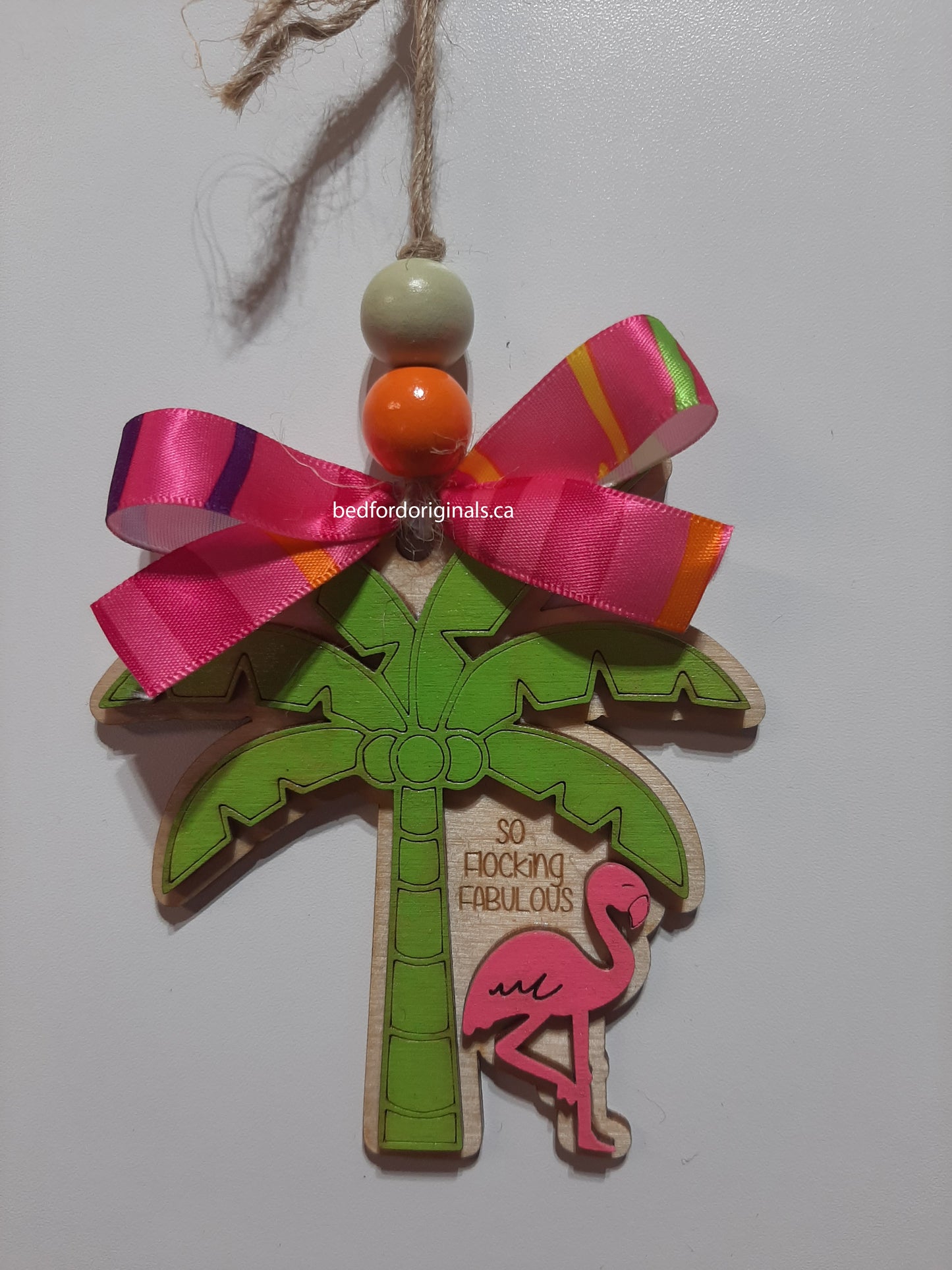 Car Hanger - Beach/Flamingo Themed