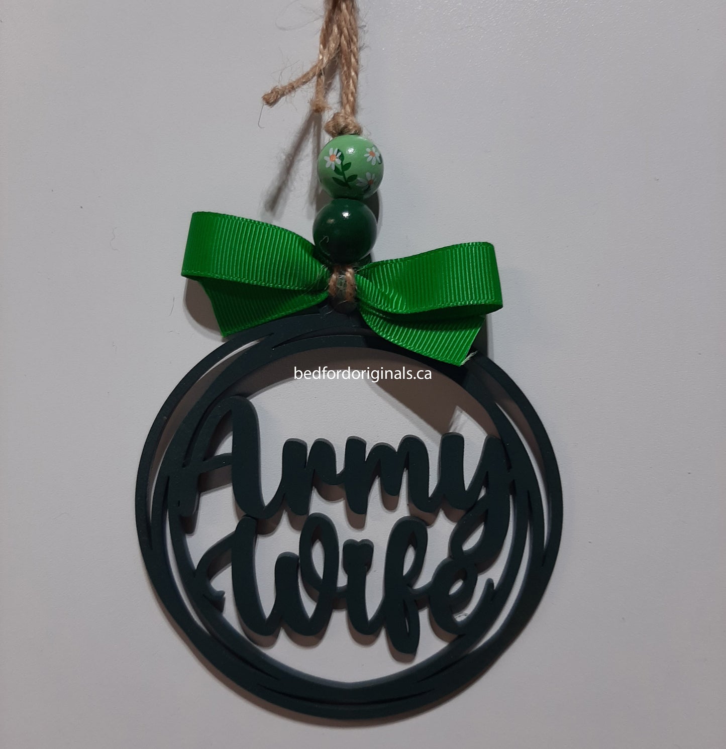 Canadian Forces Services Wife Hangers and Keychains