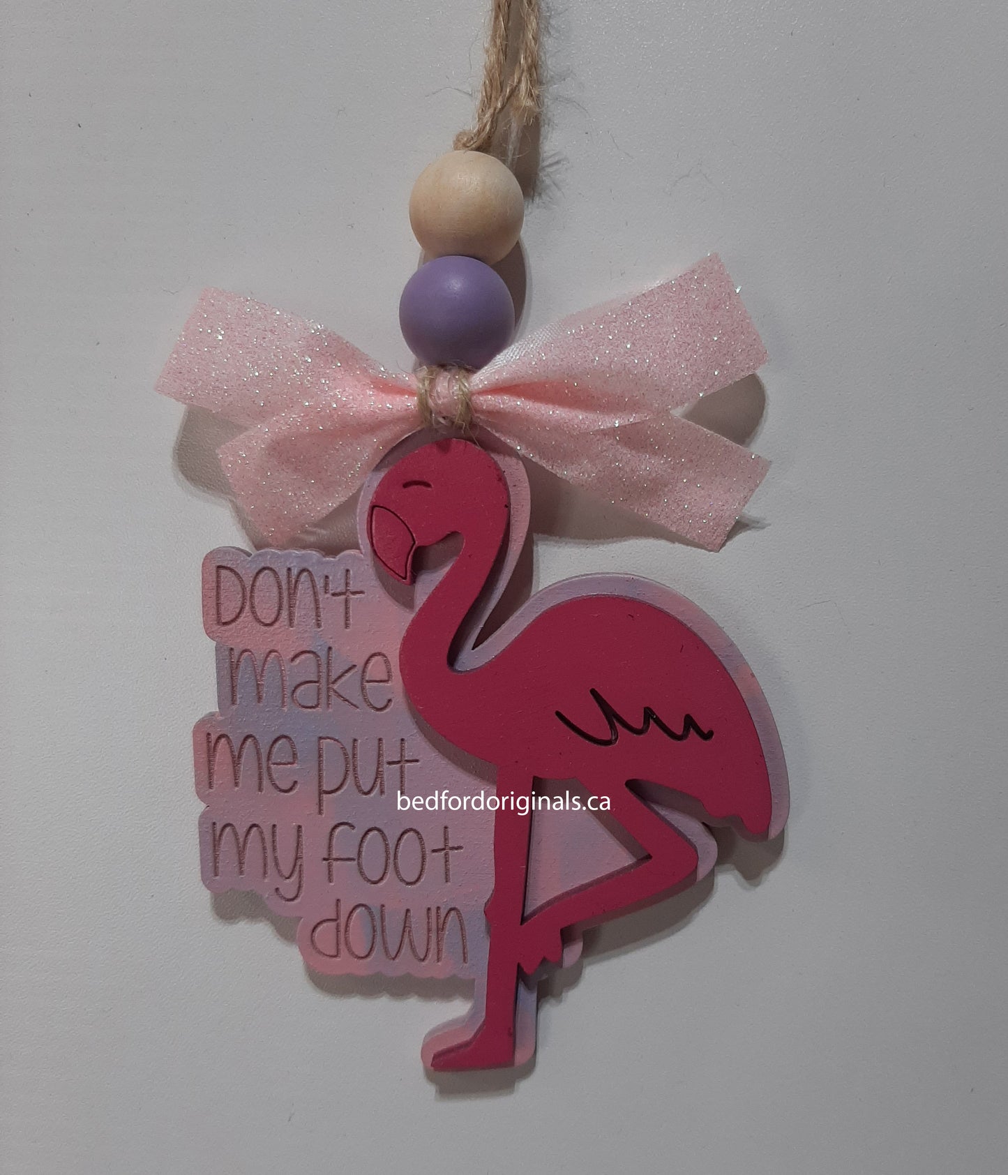 Car Hanger - Beach/Flamingo Themed