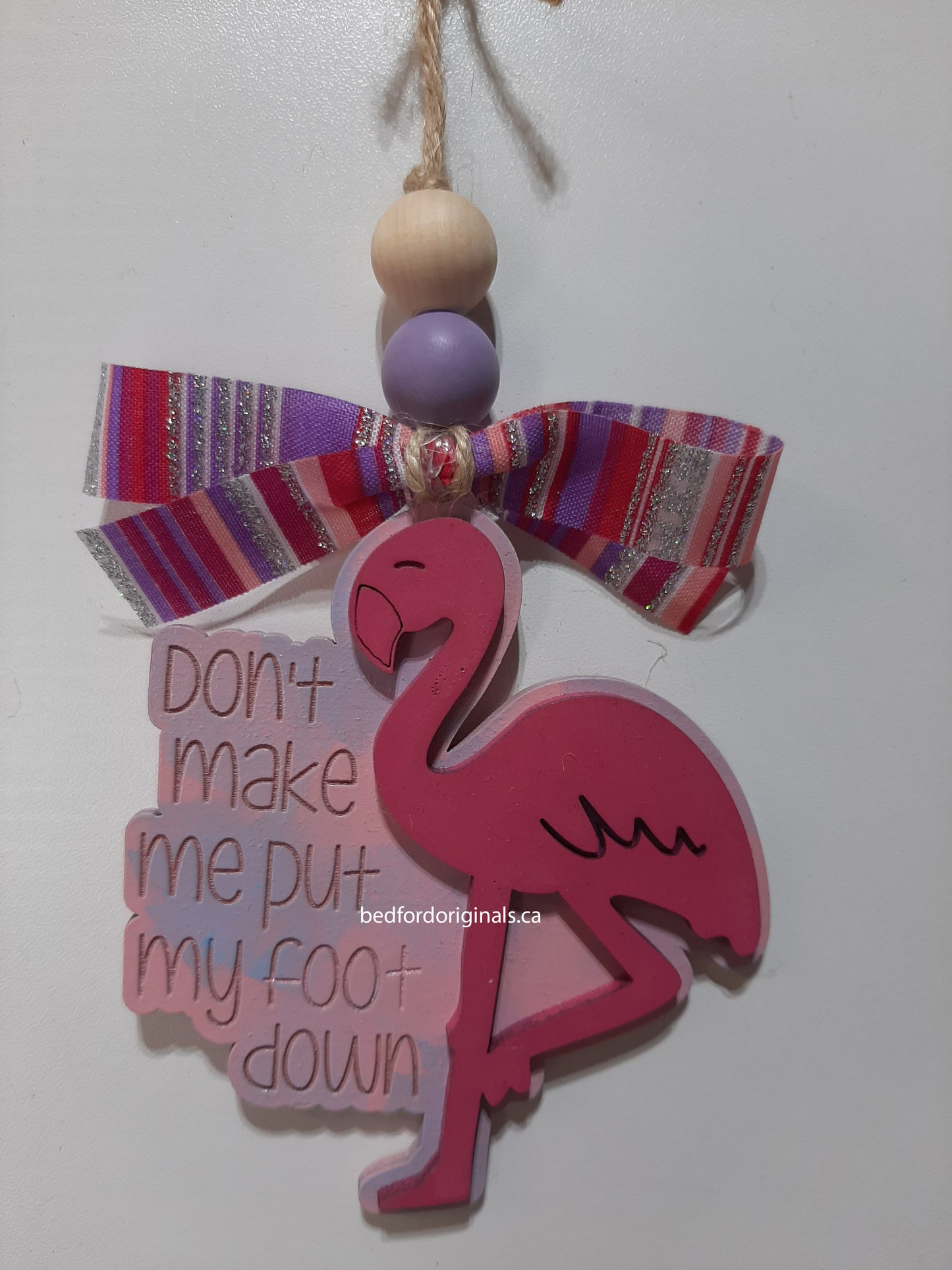 Car Hanger - Beach/Flamingo Themed