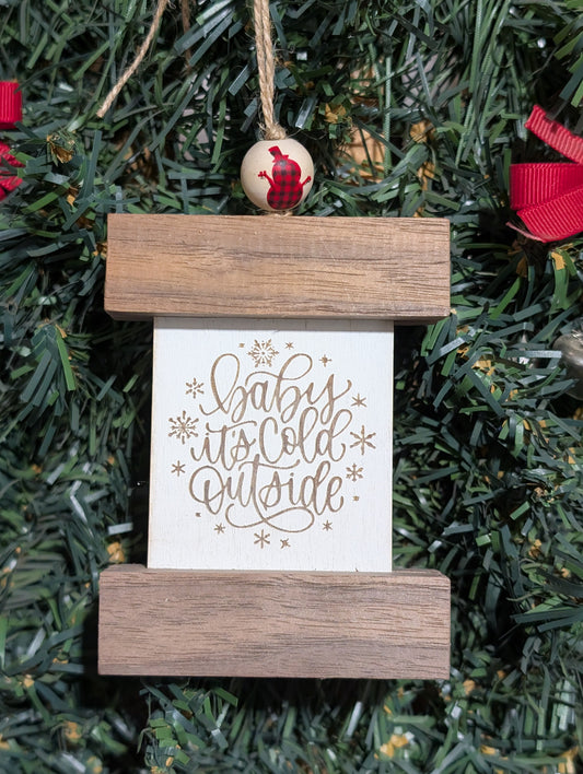 Winter Banner Ornament