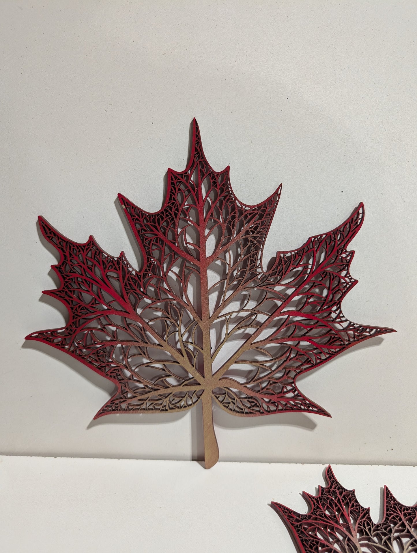 Maple Leaf Vein Art
