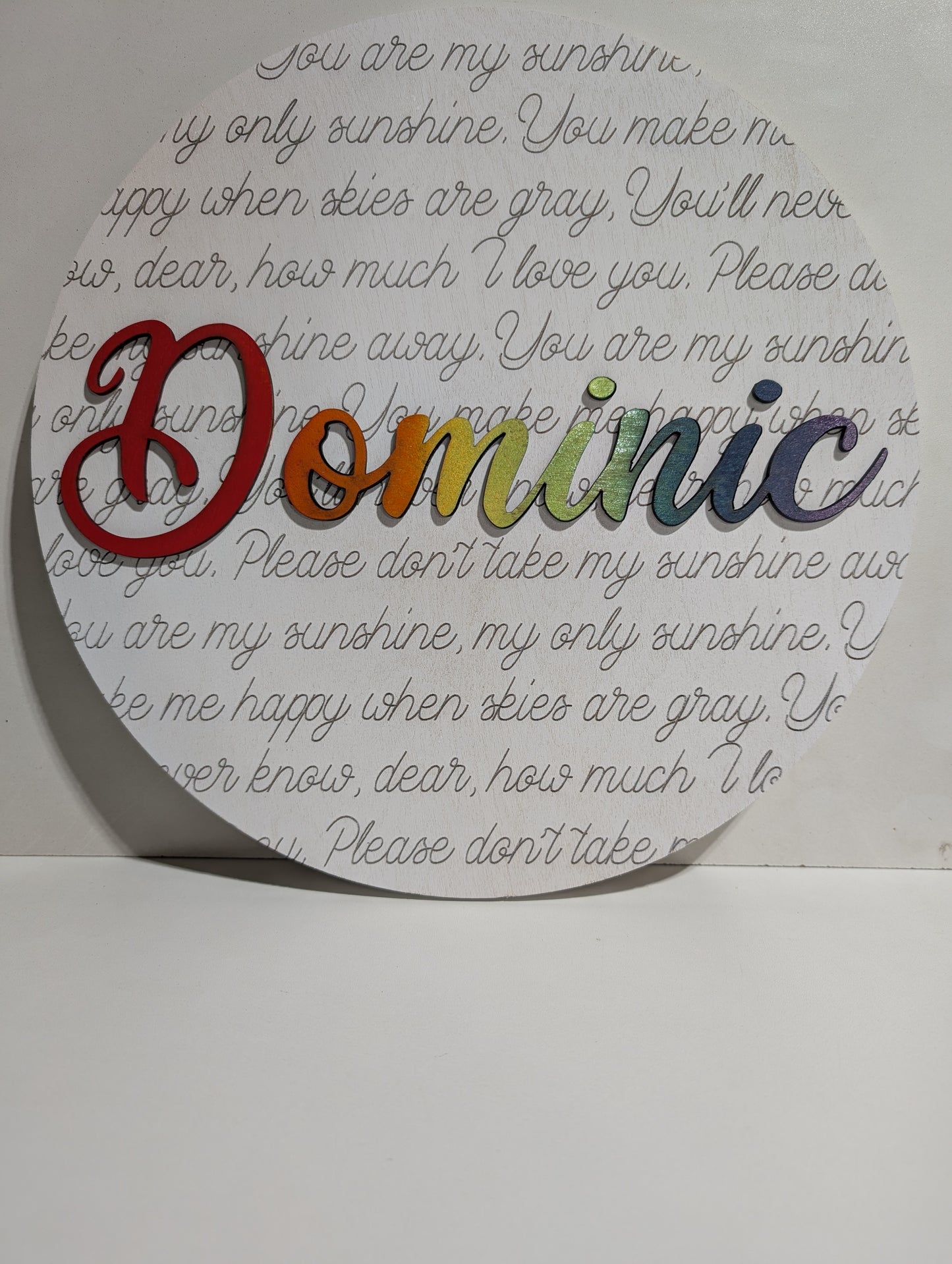 Sunshine Nursery Sign