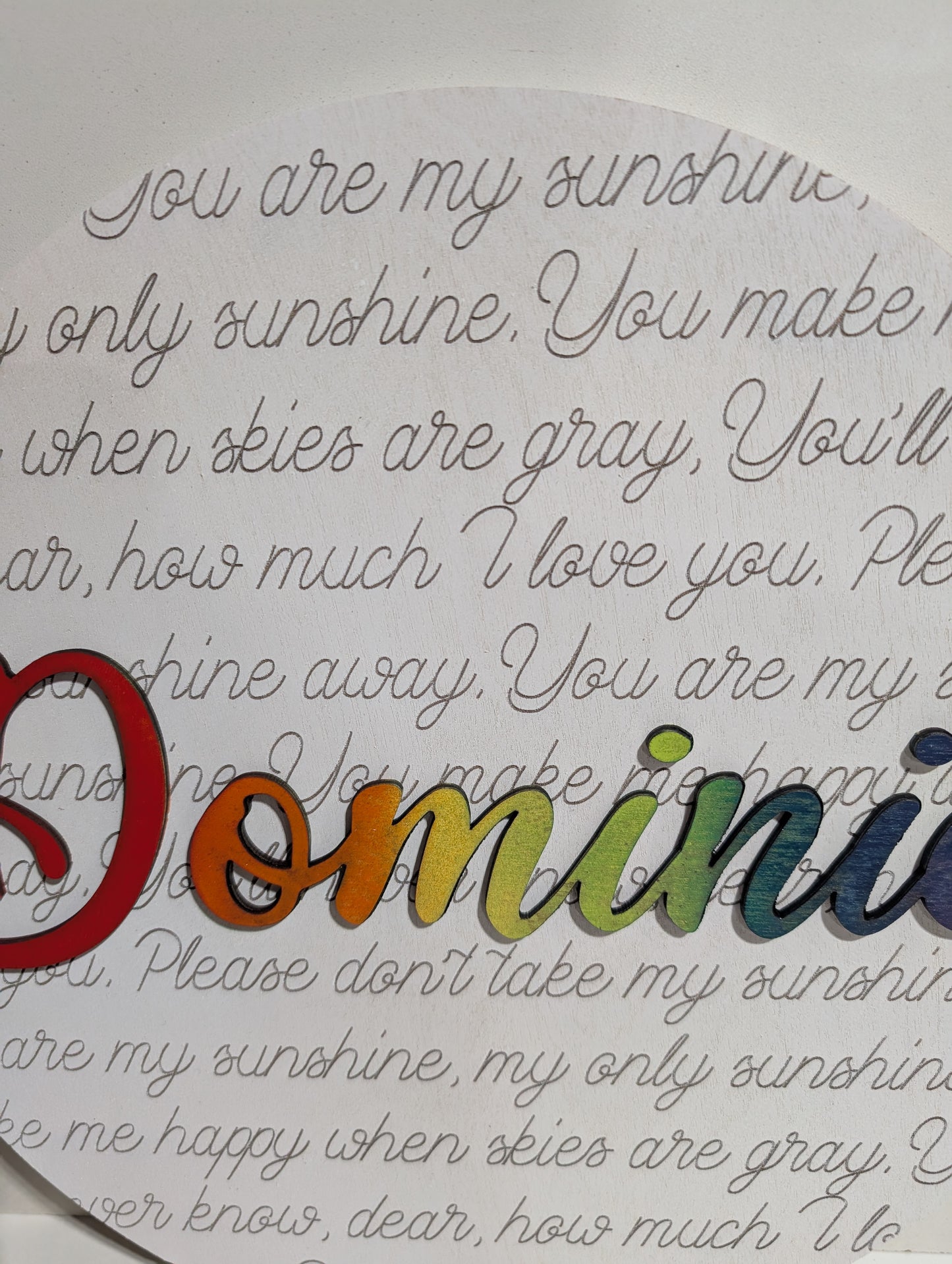 Sunshine Nursery Sign