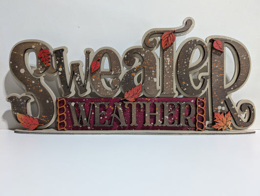 Sweater Weather Shelf Sitter
